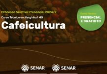 Inscrições para Curso Técnico em Cafeicultura gratuito terminam amanhã Curso Técnico Gratuito Cafeicultura Varginha Senar