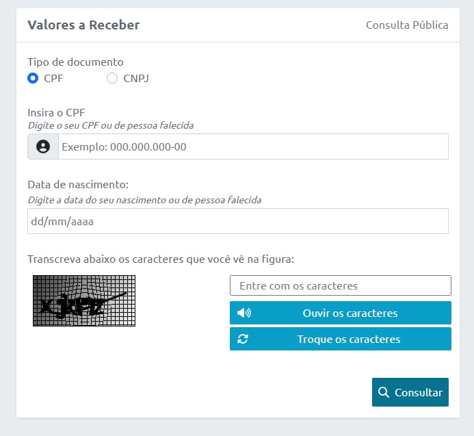 valores a receber.