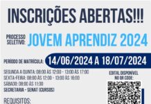 Terminam hoje as inscrições para Jovem Aprendiz do Sest/Senat