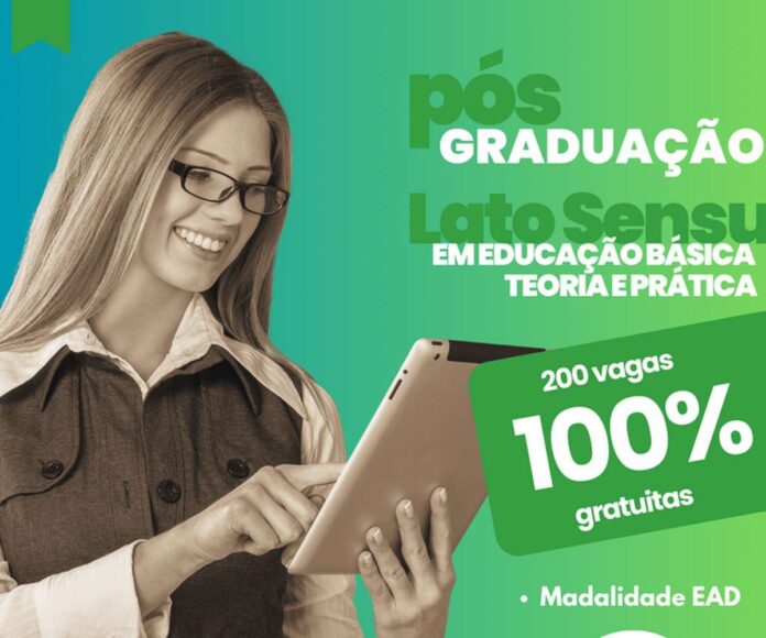 Pós-graduação, curso gratuito, especialização a distância EaD