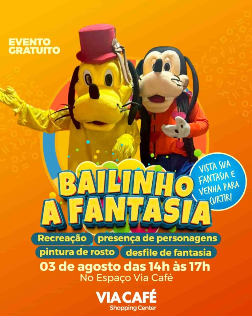 Bailinho à fantasia shopping varginha
