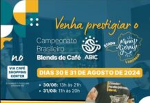 Shopping recebe etapa do Campeonato Brasileiro de Blends de Café Campeonato Brasileiro Blends de Café