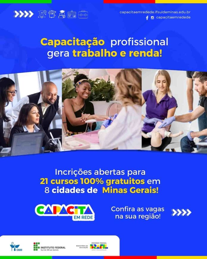 cursos gratuitos qualificação profissional sul de minas