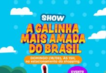 Show musical “A Galinha mais amada do Brasil” é neste domingo no Shopping show galinha shopping