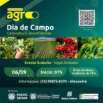 Dia de Campo: evento gratuito sobre Cafeicultura acontece nesta sexta em Inconfidentes Dia de Campos Inconfidentes