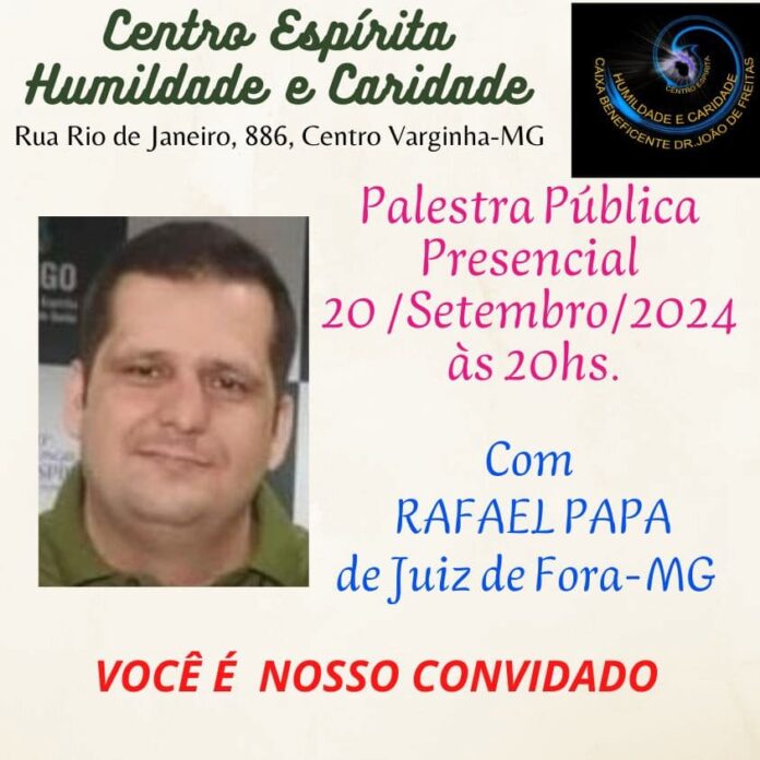 Rafael Papa em Varginha
