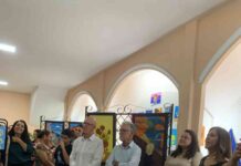 Prefeito Vérdi participa da abertura da Exposição de Artes do Colégio Batista Prefeito Vérdi visita exposição de arte