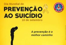 Setembro Amarelo: Corpo de Bombeiros Militar de Varginha faz campanha de prevenção ao Suicídio setembro amarelo