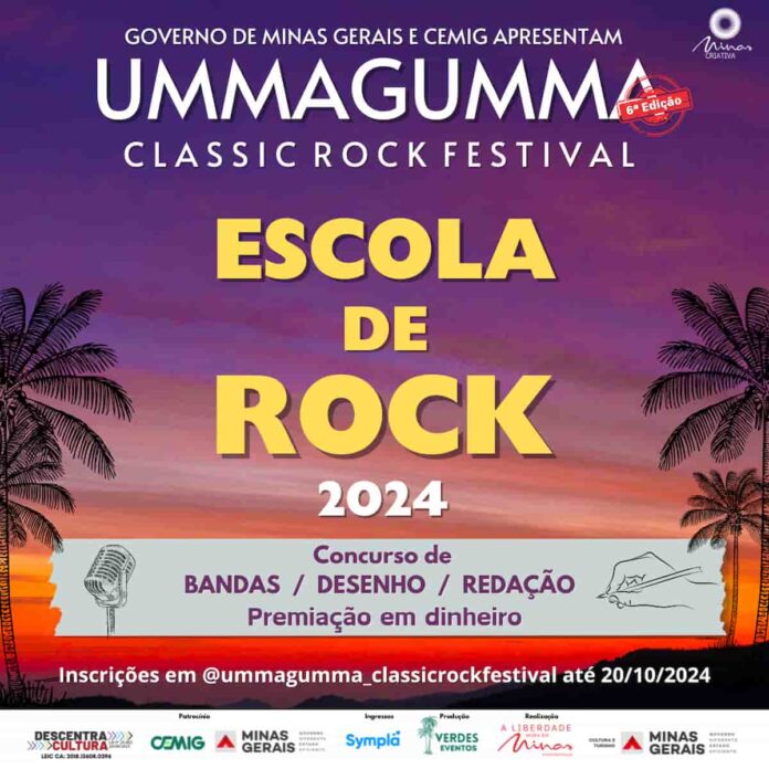 Escola de Rock 2024 Concurso de Bandas Ummagumma Festival