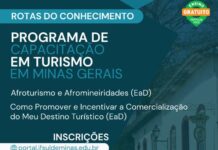 Inscrições em 2 Cursos gratuitos na área de Turismo terminam amanhã Curso Turismo