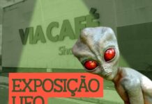 Hoje tem Exposição Ufo no shopping, em comemoração aos 142 anos de Varginha Exposição Ufo ET de Varginha