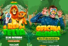 Shopping apresenta show infantil “Rei da Selva” no Dia das Crianças Show Infantil Rei da Selva Shopping Varginha Dia das Crianças