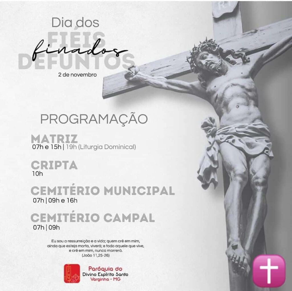 programação finados varginha missas