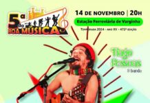 5ª da Boa Música apresenta show com Tiago Pessoas & banda 5ª da Boa Música Tiago Pessoas & banda