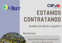 Empresa de RH contrata para vaga de Auxiliar de Apoio Logístico Vaga Ceva