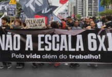 Jornada 6×1 divide entidades de trabalhadores e empregadores Manifestação Escala 6x1