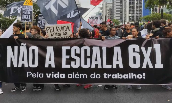 escala-6x1 Manifestação Escala 6x1