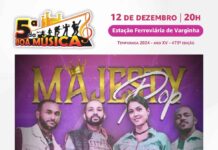 Última 5ª da Boa Música do ano é hoje com a banda Majesty Pop 5ª da Boa Música banda Majesty Pop