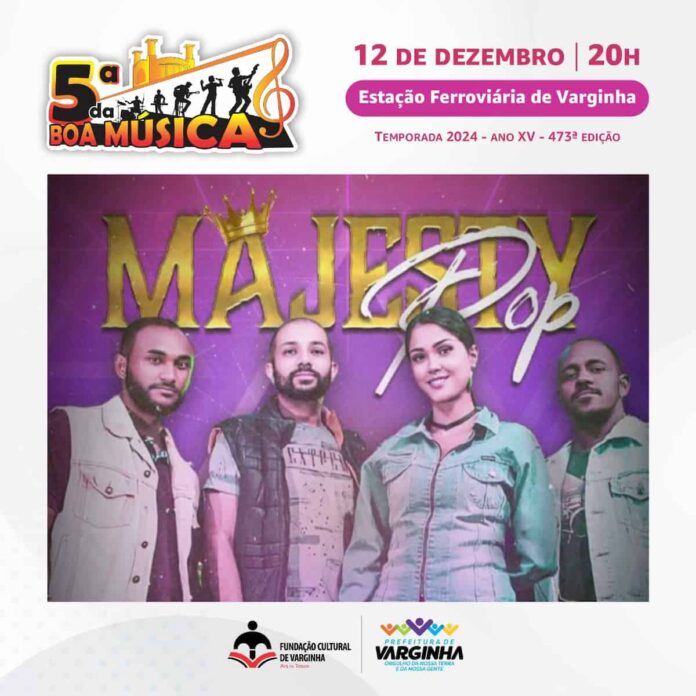 5ª da Boa Música banda Majesty Pop 5ª da Boa Música banda Majesty Pop