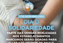 ACIV e ACIV Mulher promovem ação solidária em prol do Lar São Vicente de Paulo Parte das vendas realizadas nas empresas participantes será doada para o Lar São Vicente de Paulo na ação da ACIV.
