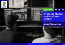 Curso gratuito online de Produção Musical está com inscrições abertas Escult abre inscrições para curso gratuito de produção musical, a capacitação é online para profissionais da área artística.