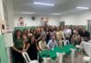 Alunos e servidores da CEMEI Maria Amélia fizeram uma homenagem ao Prefeito Vérdi nesta terça-feira (3).