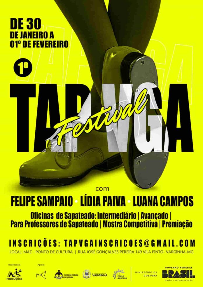 Tap-Dance-Varginha (1) O TAP VGA, primeiro festival de sapateado de Varginha, acontece março com entrada gratuita.