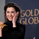 Fernanda Torres no Globo de Ouro 2025 — Foto: Robyn Beck / AFP