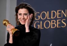 Fernanda Torres leva Globo de Ouro por atuação em Ainda Estou Aqui Fernanda Torres no Globo de Ouro 2025 — Foto: Robyn Beck / AFP