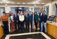 Prefeito Leonardo Ciacci participa da primeira sessão ordinária da Câmara de Vereadores Prefeito Leonardo Ciacci participa da primeira sessão ordinária da Câmara de Vereadores