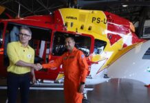 Varginha recebe helicóptero do Governo de Minas Governo de Minas entrega mais dois helicópteros para reforço do Suporte Aéreo Avançado de Vida.