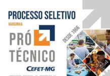 Inscrições para Curso Pró-Técnico do Cefet-MG terminam amanhã Curso pró-técnico cefet