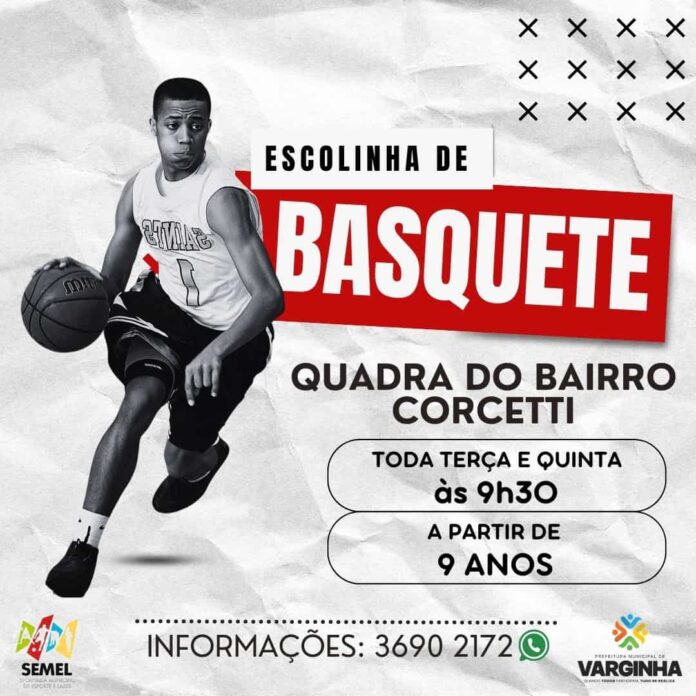 escolinhas-basquetebol-semel-varginha As Escolinhas de Basquetebol da Semel estão com vagas abertas na quadra do bairro Corcetti, veja como se inscrever.