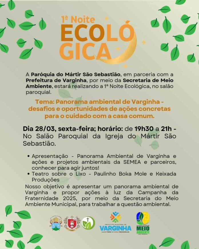 noite-ecologica 1ª Noite Ecológica da Paróquia do Mártir São Sebastião é nesta sexta (28)
