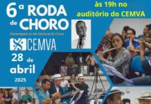 Vem aí a 6ª Roda de Choro do Conservatório 6ª Roda de Choro