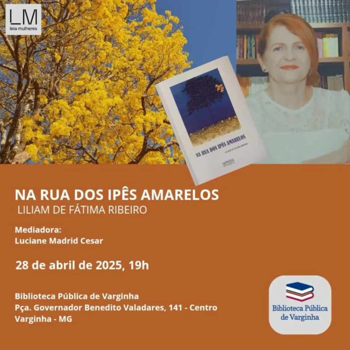 "Leia Mulheres" discute livro de escritora varginhense nesta segunda-feira