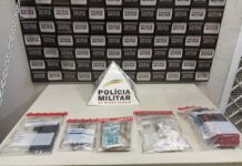 Proprietário de bar é preso por tráfico de drogas A Polícia Militar prendeu um homem por tráfico de drogas em um bar no bairro Sion, nesta quarta-feira.