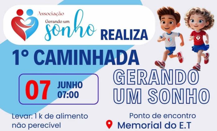 Caminhada solidária Gerando um Sonho