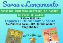 Escritor de Poços de Caldas lança dois livros em Varginha O Escritor Maurício M. Castro de Poços de Caldas lançará dois livros no dia 17 de maio em Varginha.