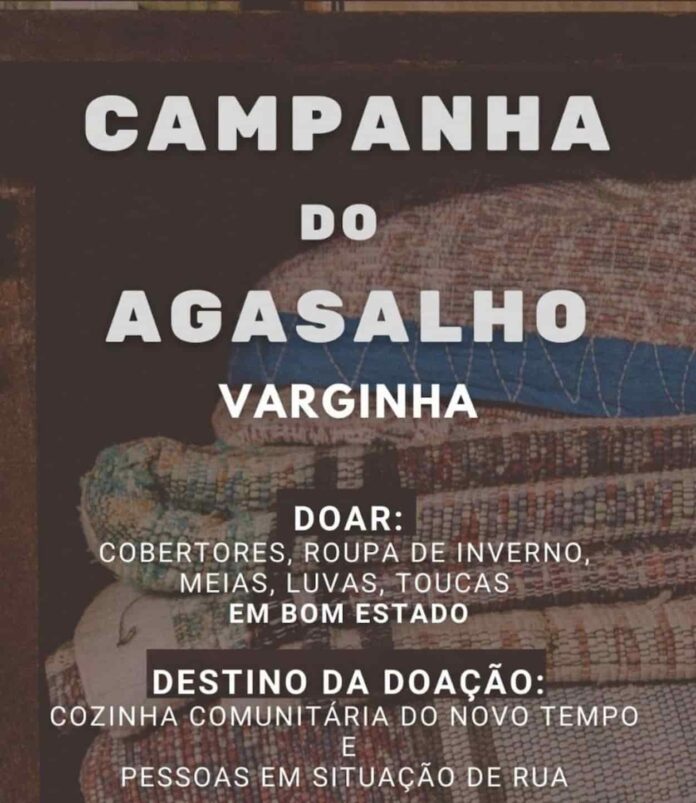 Iniciativa solidária tem pontos de coleta em vários bairros de Varginha, veja os locais de arrecadação da Campanha do Agasalho em Varginha.