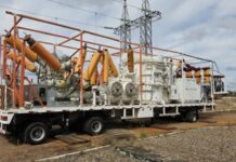 Cemig realiza manutenção preventiva na subestação de energia em Três Pontas, com suporte de equipamento especial SE Móvel Crédito das foto Cemig/Divulgação