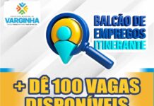 Balcão de Empregos Itinerante começa neste sábado, com vagas de emprego, cursos e oficinas gratuitas O Balcão de Empregos Itinerante vai levar oportunidades, oficinas e cursos de capacitação diretamente aos bairros de Varginha.