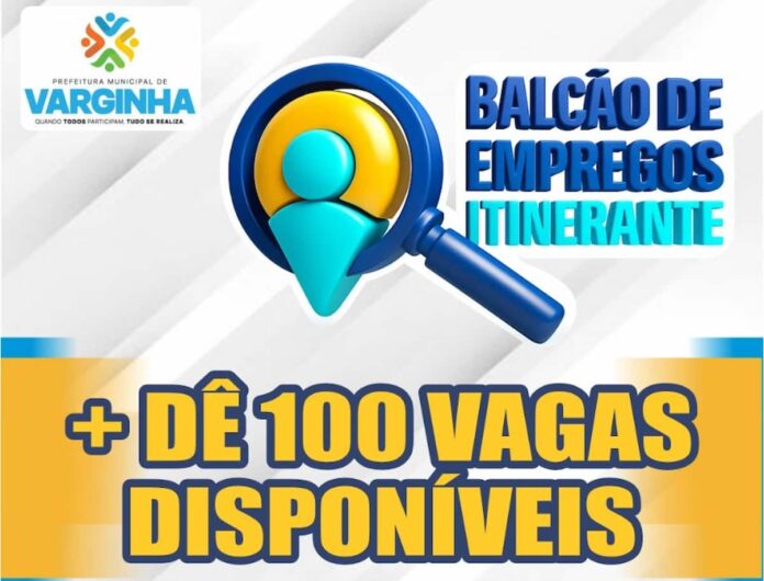O Balcão de Empregos Itinerante vai levar oportunidades, oficinas e cursos de capacitação diretamente aos bairros de Varginha.