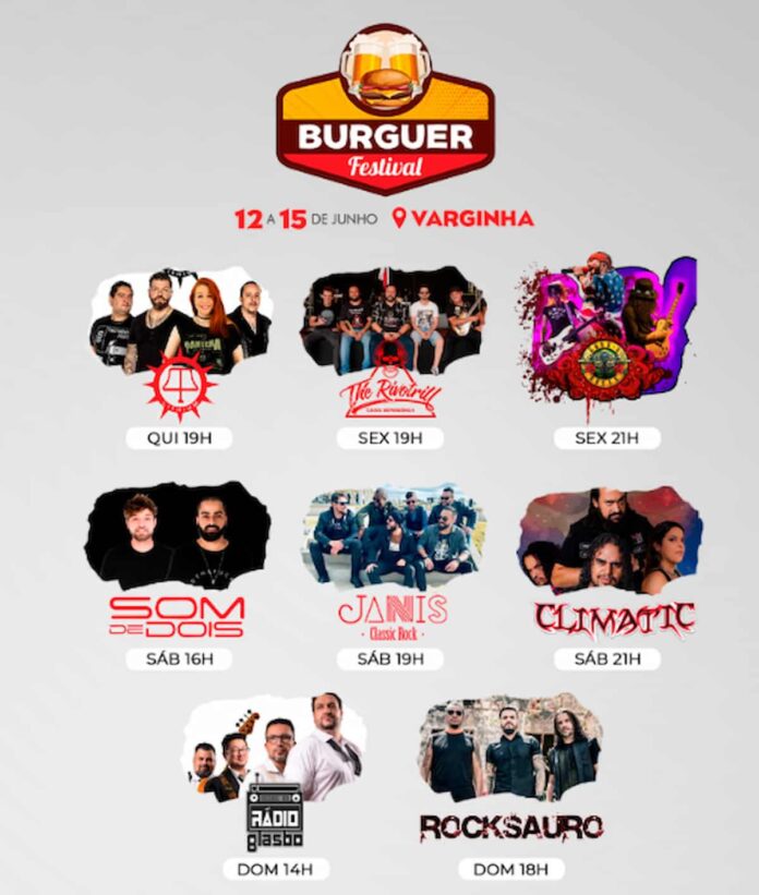 burger-festival Festival com shows gratuitos começa hoje na Praça do ET