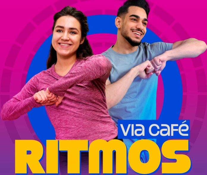 via-cafe-ritmos aula gratuita de dança no shopping Center na primeira edição do Via Café Ritmos