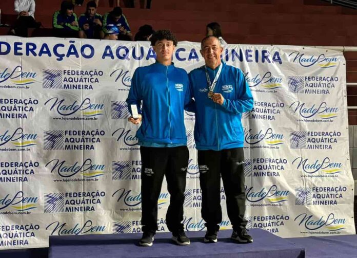 Airton Pacífico representa Varginha e conquista 5 ouros no Campeonato Mineiro de Natação