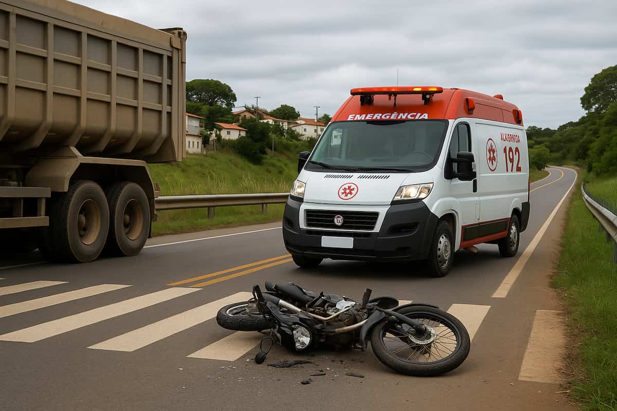 Criança é atropelada por motociclista sem habilitação na MG-167 em Varginha | OCORRÊNCIAS | Varginha Digital