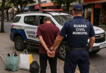 Homem é conduzido pela GCM de Varginha suspeito de importunação sexual no Bairro de Fátima Guarda Civil Municipal