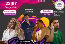 Resenha Cultural recebe Erika Tobias e promove batalha de rap inédita nesta terça-feira Resenha Cultural recebe Erika Tobias e promove batalha de rap inédita nesta terça-feira