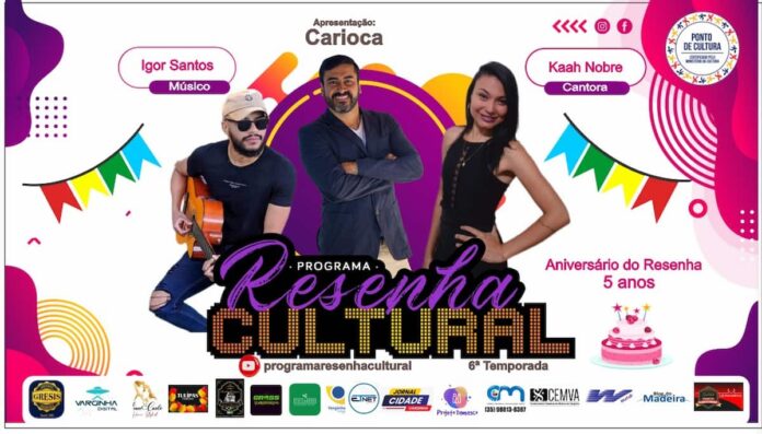 Programa Resenha Cultural celebra 5 anos